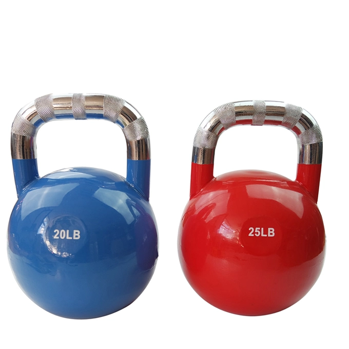 Colored Power Training Steel Competition Kettlebell