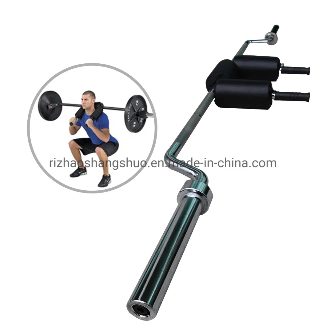 Gym Fitness Equipment Weight Lifting Barbell 2.2m Safety Squat Bar