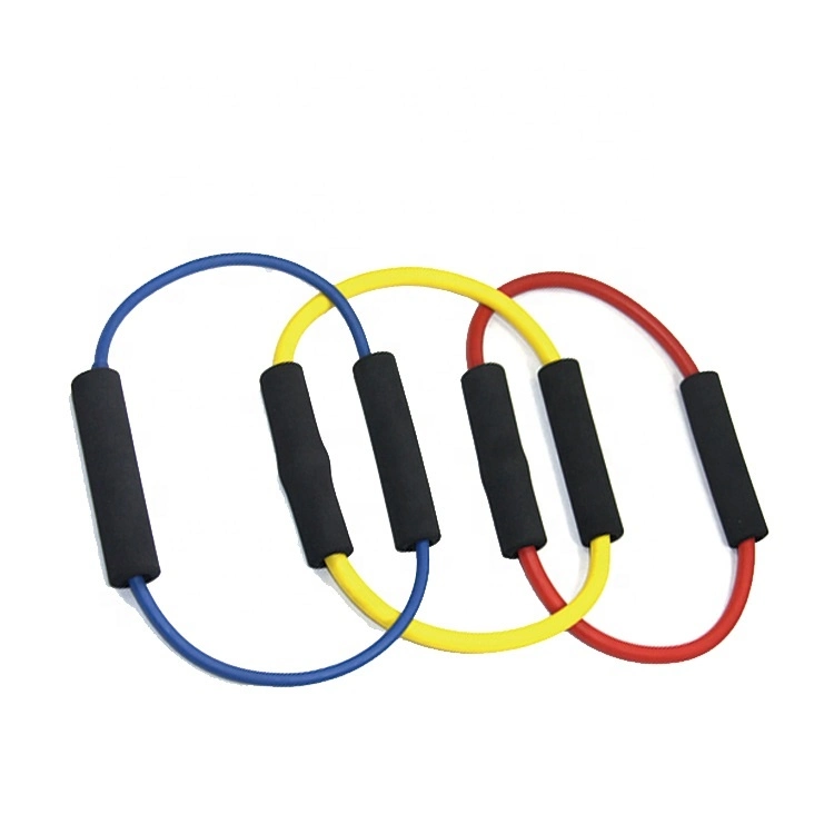 Gym Toning Tube Expander Ring Resistance Fitness Exercise Tube