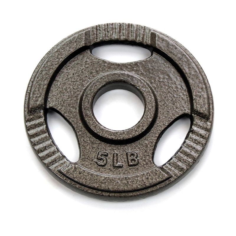 Tri Grips Black Paint Weight Plate