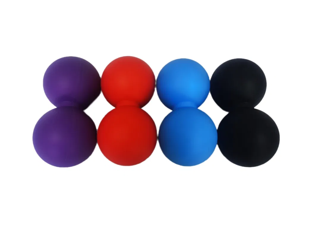 Custom Logo Yoga Therapy Food Grade Silicone Lacrosse Ball Self Massage Roller Ball