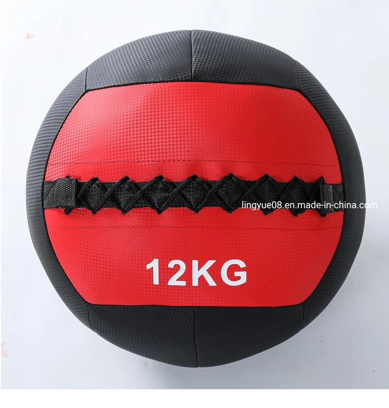 Hot Sale Durable PU Leather Soft Medicine Wall Ball for Weight Training