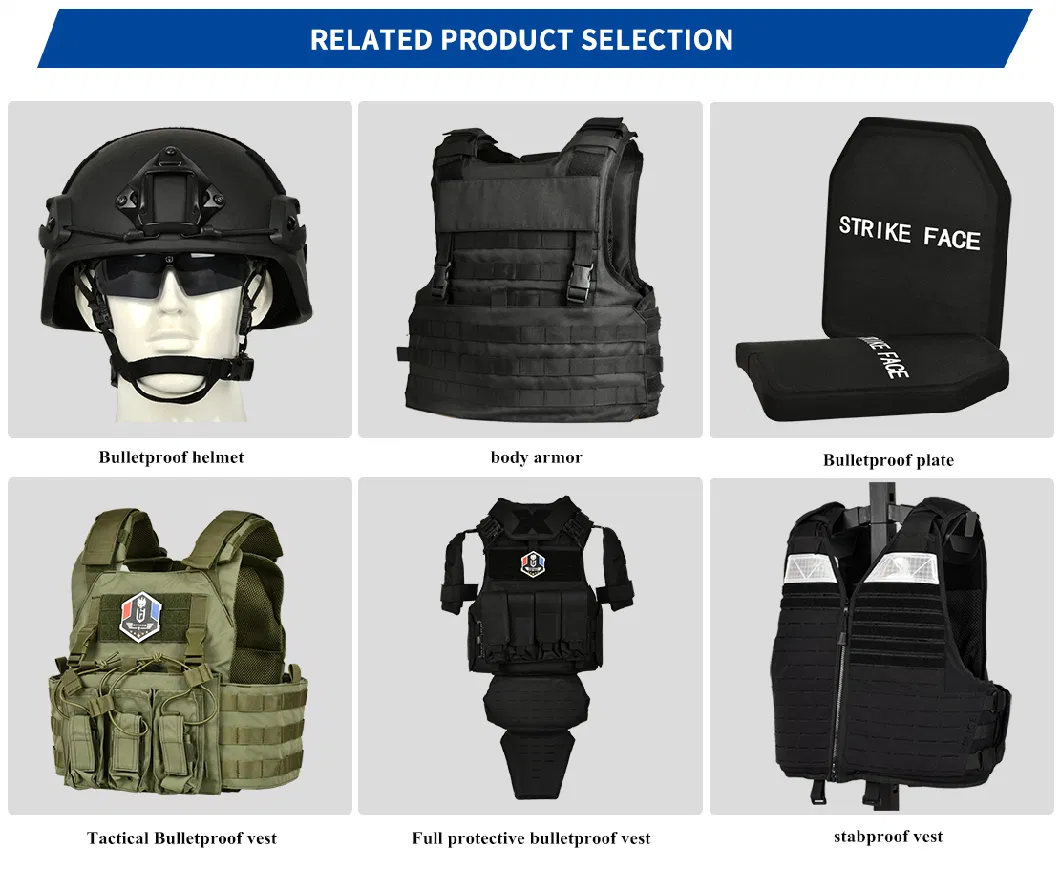 Modular Full Body Protective Bulletproof Clothing for Military and Police Operations Nij Iiia Bulletproof Vest