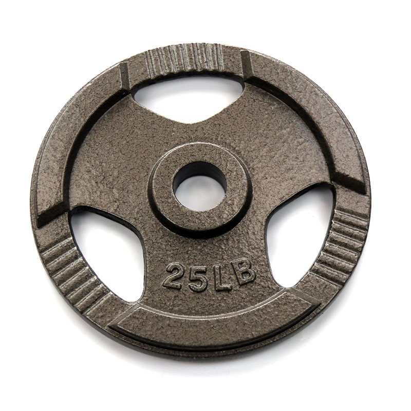 Tri Grips Black Paint Weight Plate