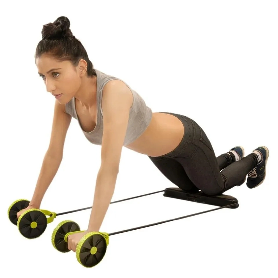 Training Multifunctional Muscle Exercise Abroller Fitness Abdominal Wheel with Resistance