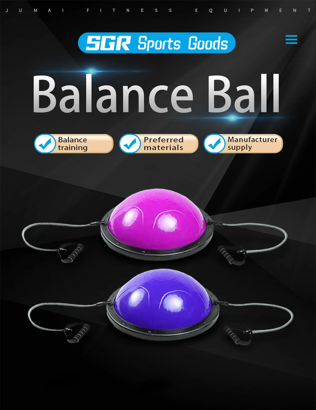 Massage Balance Half Ball Exercises Balance Trainerpilates Fitness Hemisphere