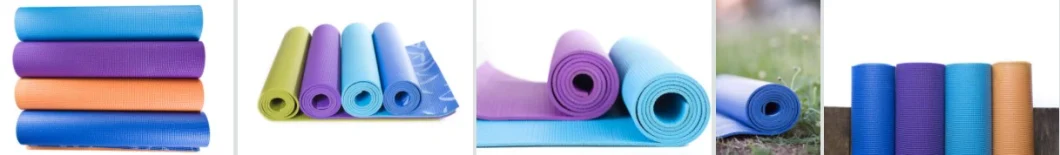 Wholesale Thick Private Label Custom Printed Mat De Yoga NBR 10mm Eco Friendly Kids Foldable NBR Yoga Mat with Strap