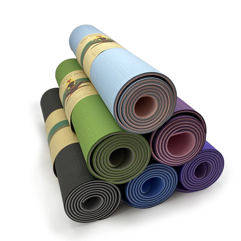 2021 Moisture Resistant Natural Cork TPE Yoga Mat