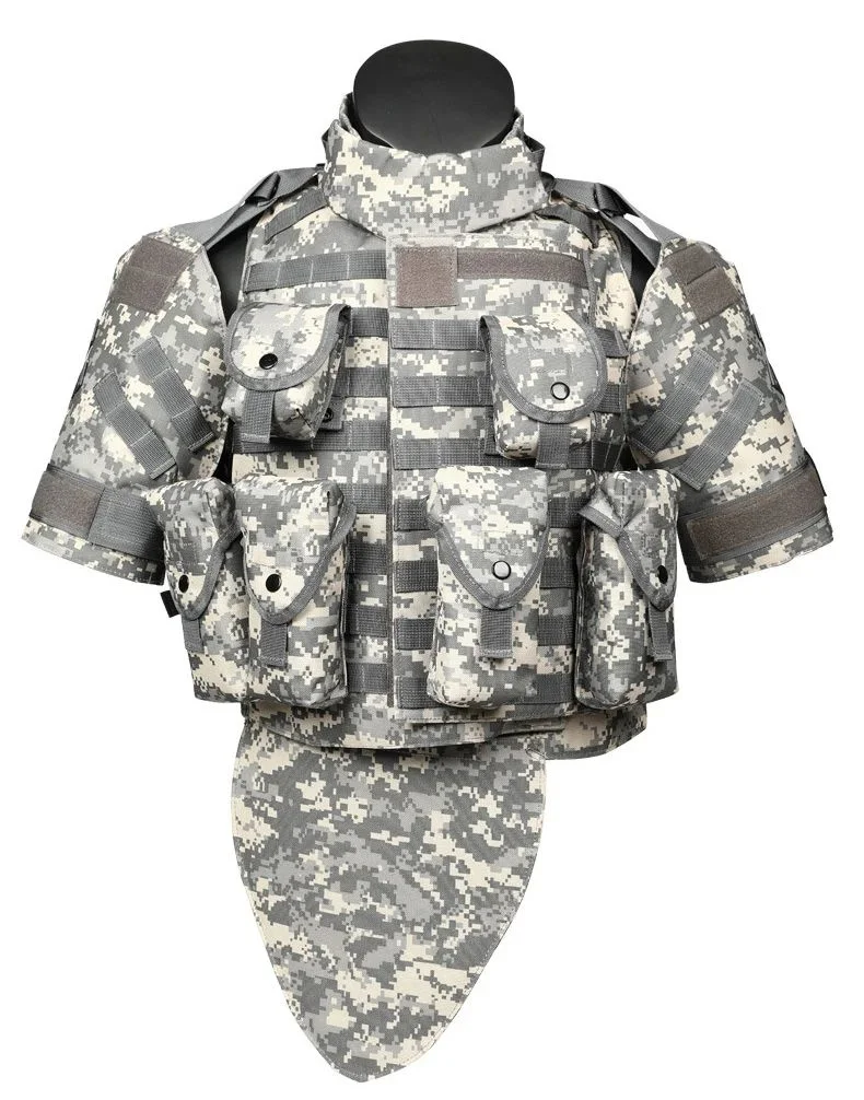 Tactical Assault Vest Camouflage Outdoor Molle Full Body Safety Protective Tactical Vest