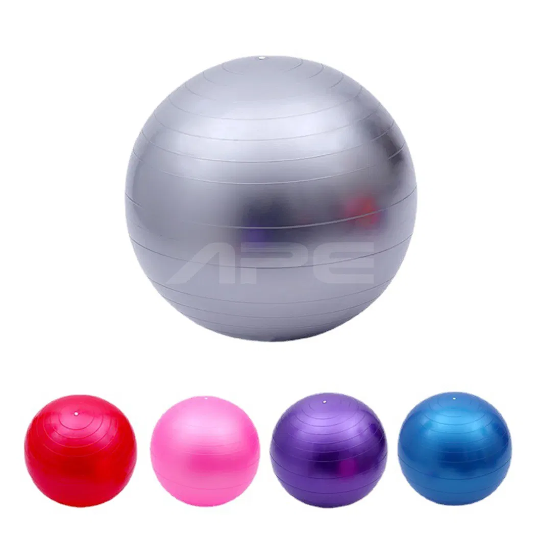 Customized Thick Exercise Non-Slip PVC Yoga Balance Ball for Strength Training