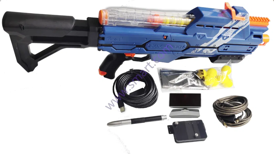 Boys and Girls Soft Ball Sports Toy Gun Launcher (manual) Wall Projector