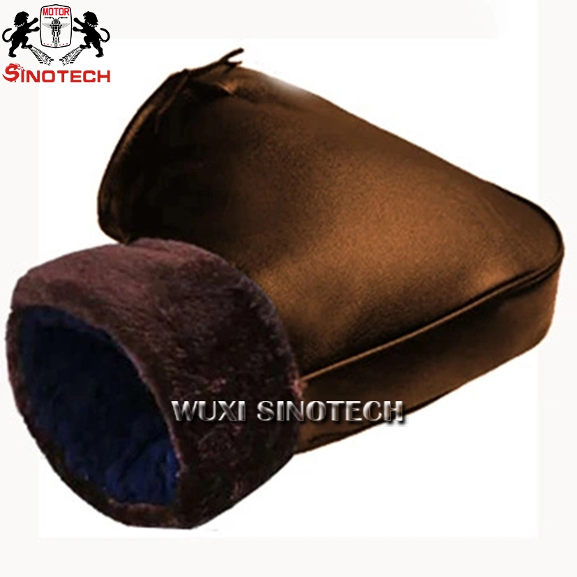 Leather Warm Motorcycle Handlebar Gloves Hand Warmer Waterproof