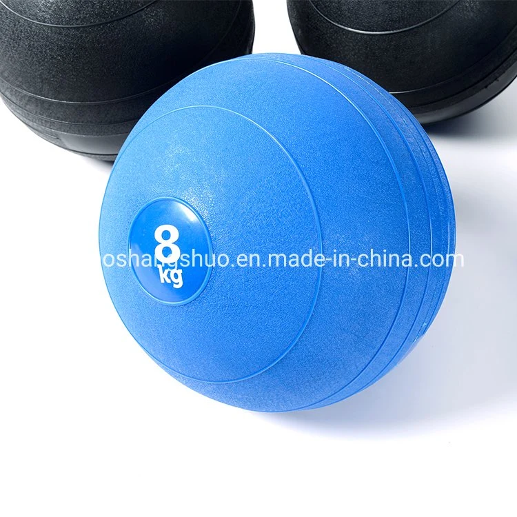 Gym No Bounce Medicine Ball Customized Heavy Duty PVC Hard Rubber Cross Fit Sand Filling Slam Ball