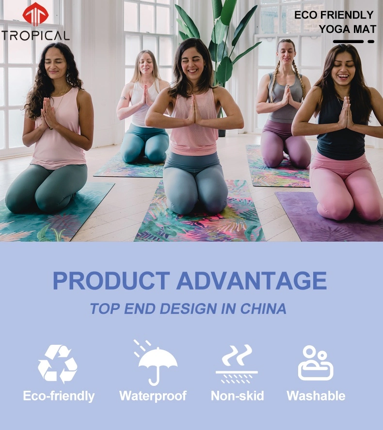 PU Natural Rubber Yoga Sports Mat Non-Slip