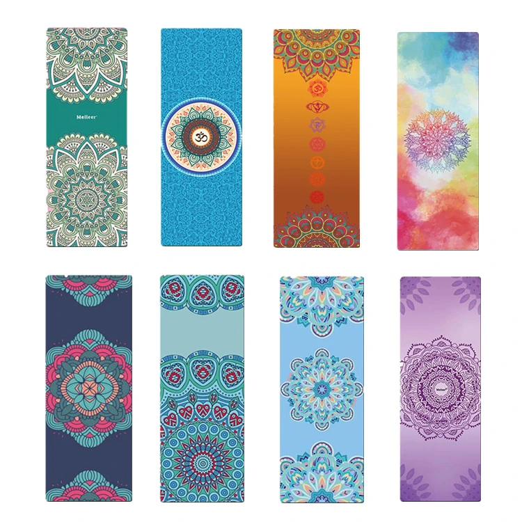 Custom Thick Colorful /PU/PVC/TPE Eco Friendly Fitness Rubber Yoga Mat with Bag