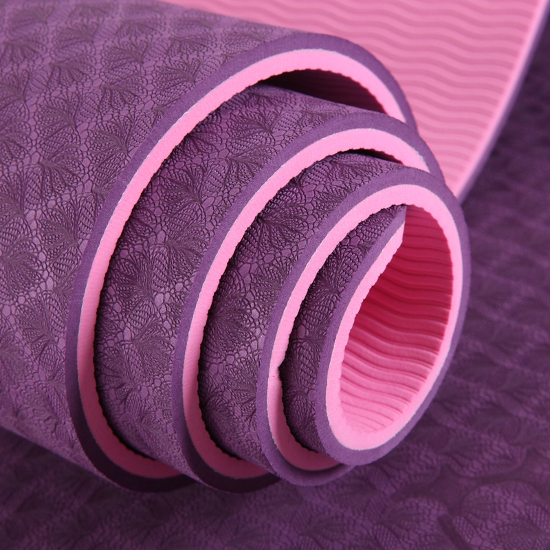 10mm Thick Natural Rubber TPE Yoga Mat