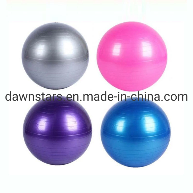 Customized PVC Yoga Ball for Gymnastic Exercise Anti-Burst