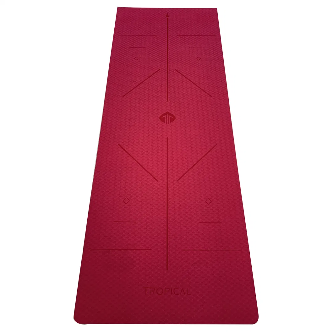 10mm Thick Natural Rubber TPE Yoga Mat