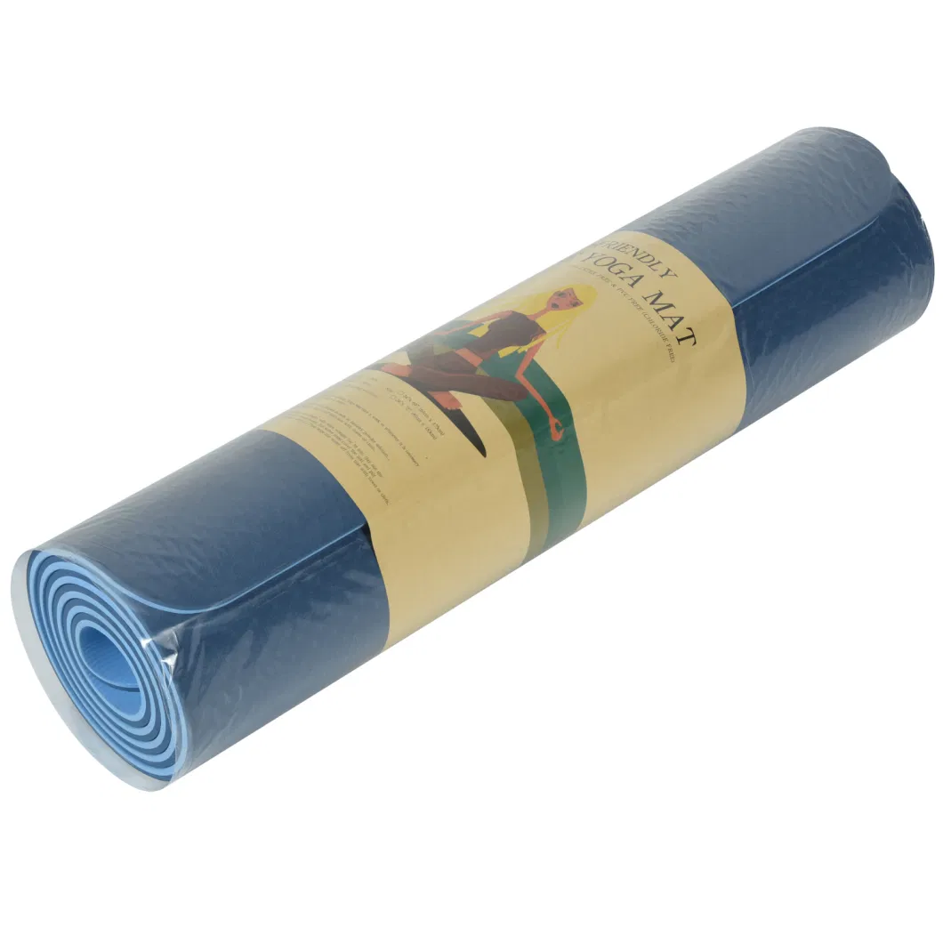 Custom Thick Colorful Cork/PU/PVC/TPE Eco Friendly Fitness Sport Yoga Mat with Bag