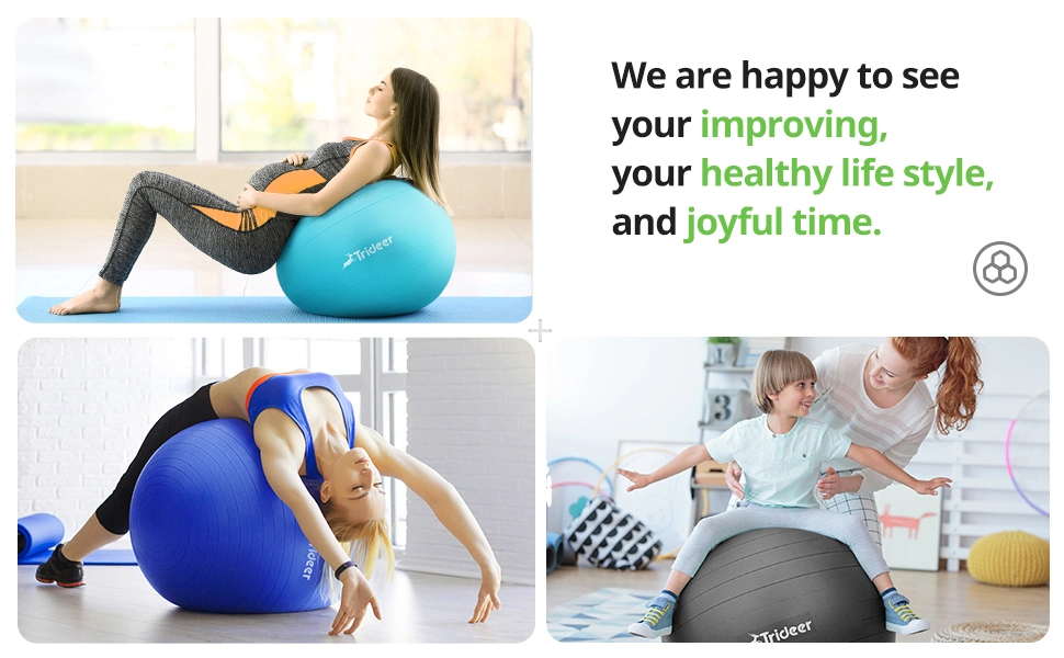 Tropical PVC Eco Friendly Custom Logo Size Yoga Massage Ball