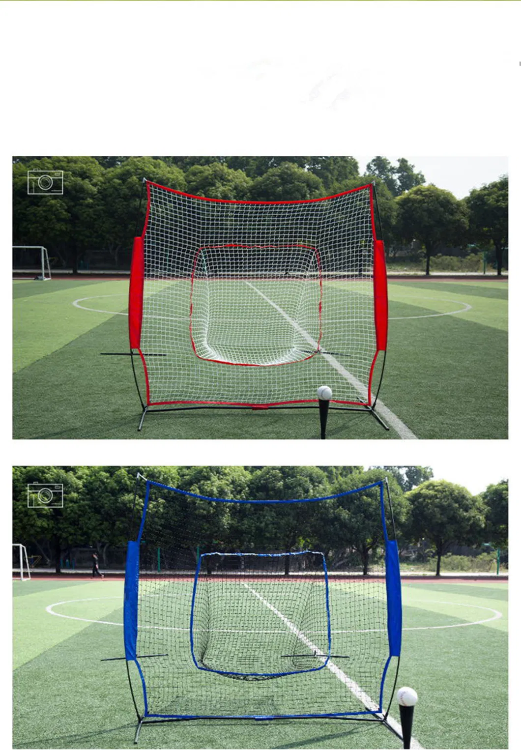 Portable Outdoor Softball Nets Baseball Bating Training Net Baseball Exercise Sport Accessory