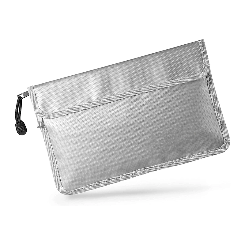 Premium Quality Durable Portable Waterproof Fireproof Document Money Bag