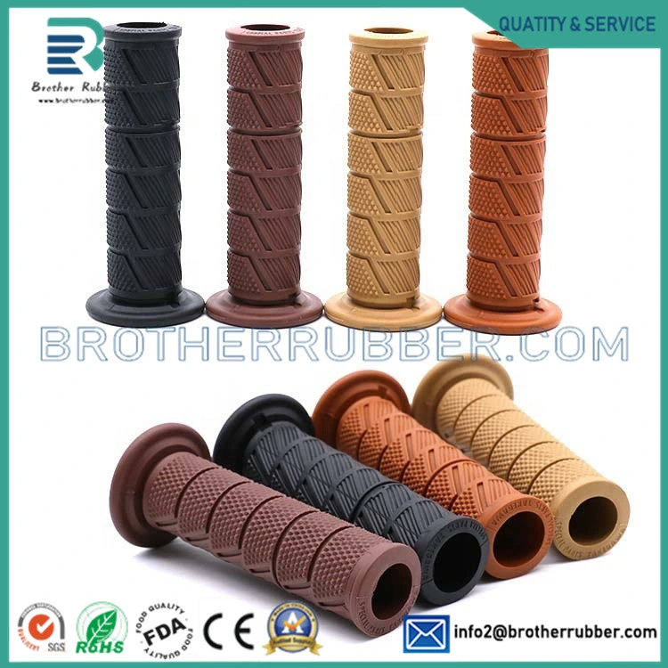 China Wholesale Non Slip Motorcycle Rubber Handlebar Grips for Universal Motorcycle
