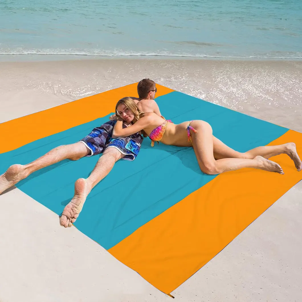 Premium Parachute Nylon Durable Tear Resistant Large Beach Mat