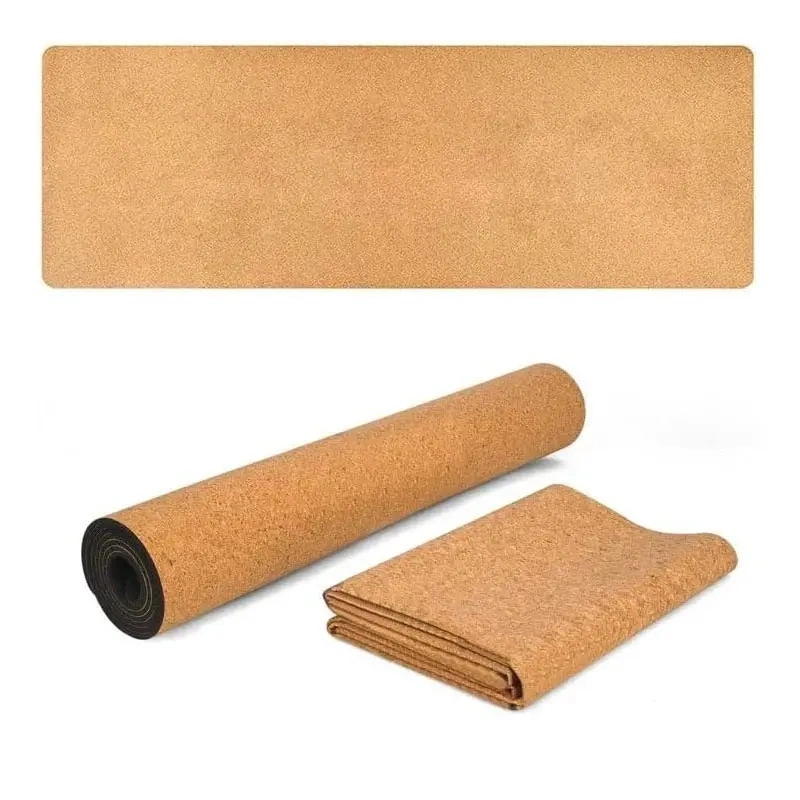 Hot TPE Cork Yoga Mats for Home Gym, Wholesale OEM Eco-Friendly Yoga Ma for Exercise