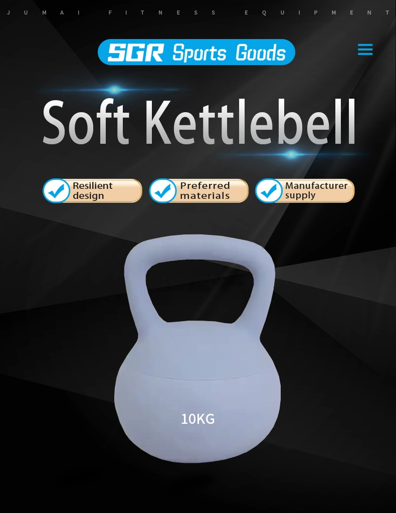Home Workout Weight Lifting New Protect Design PVC Soft Kettlebell