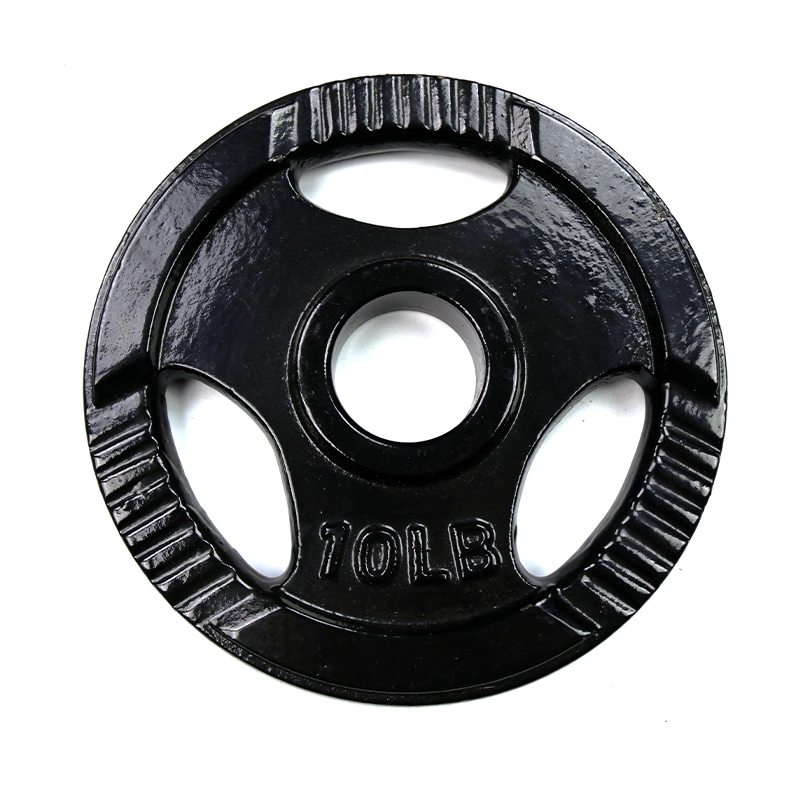 Tri Grips Black Paint Weight Plate