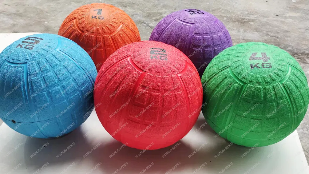 Solid Rubber Weight Gym Ball Fitness Yoga Exercise Ball Rubber Medicine Balls