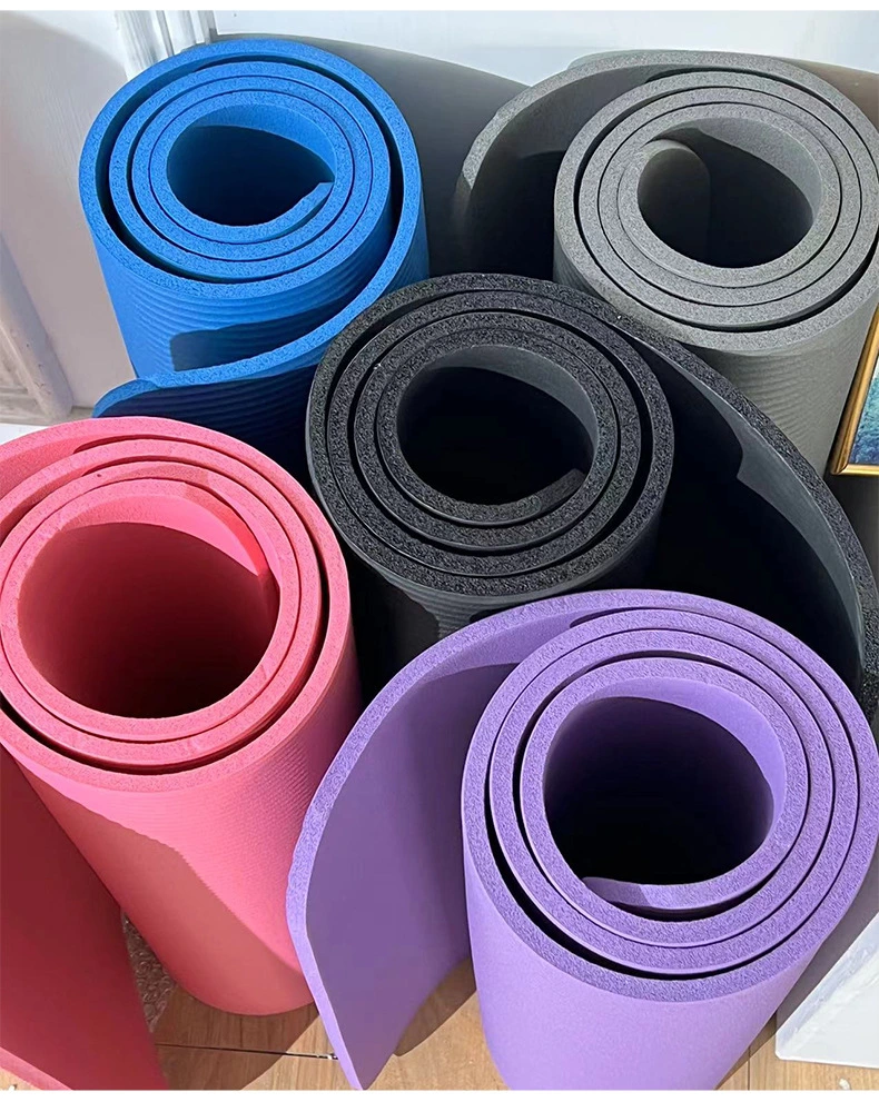 Wholesale High Density 10mm Thick Eco Friendly NBR Yoga Mat