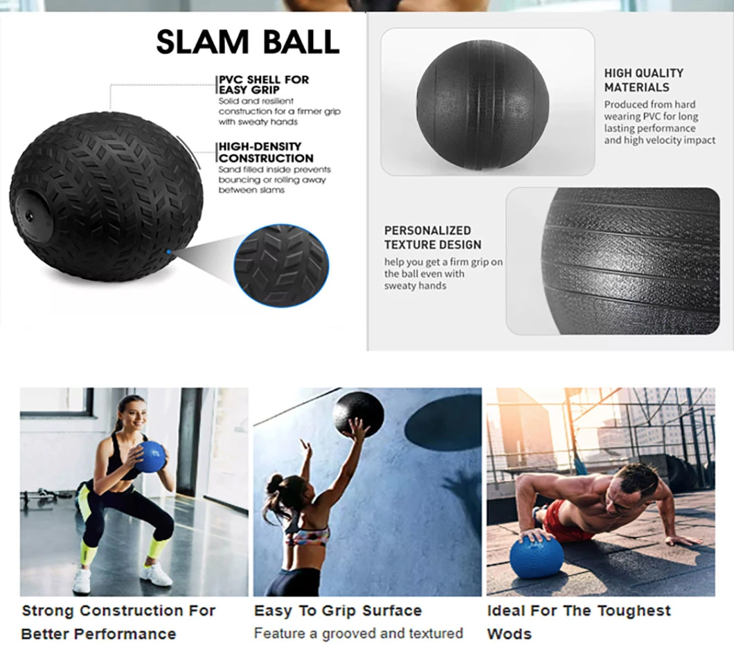 Training Medicine Slam Wall Sand Filled Weight Ball