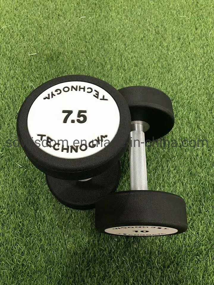 Free Weight Lifting Fixed CPU Round Head Dumbbell with Cusomers Logo