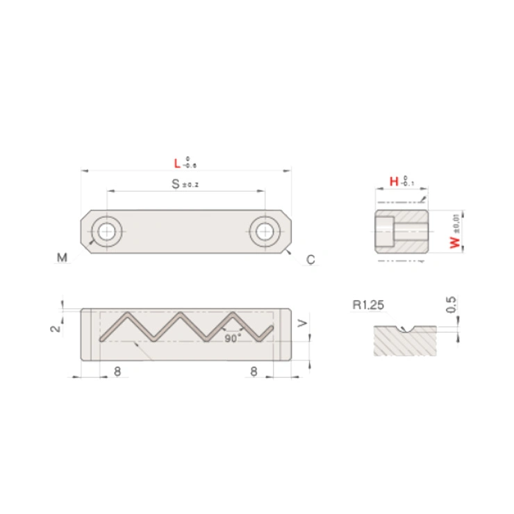 Layering Strip Parallel Block Balancing Block Grinding Plate Grinding Plate