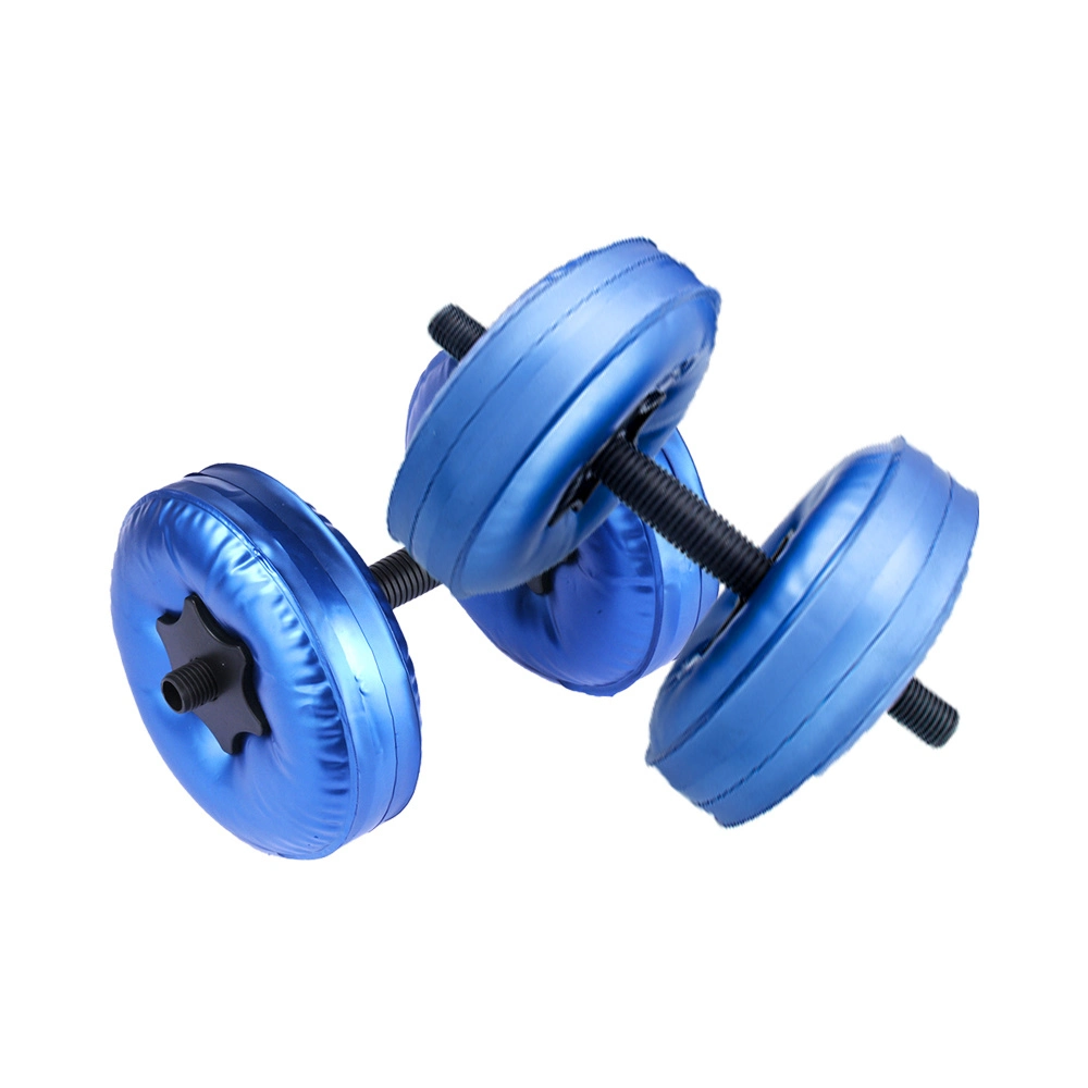 Adjustable Barbells Water Filled Dumbbell Weightlifting 2PCS Indoor PVC Body Building Workout Home Exercise Bl19013