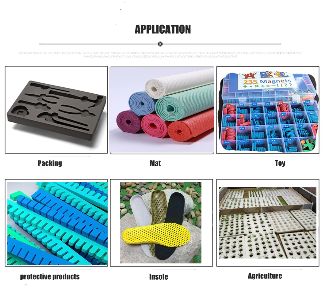 1mm 5mm 1cm 3cm 5cm Thick Yellow EVA Foam Raw Materials Sheet