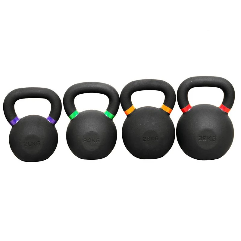 Wholesale Custom Logo High Quality Home Gym Equipment Powder Coated Cast Iron Kettlebell