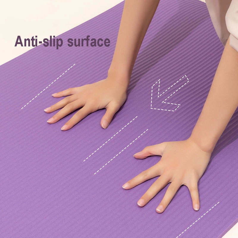 Wholesale High Density 10mm Thick Eco Friendly NBR Yoga Mat