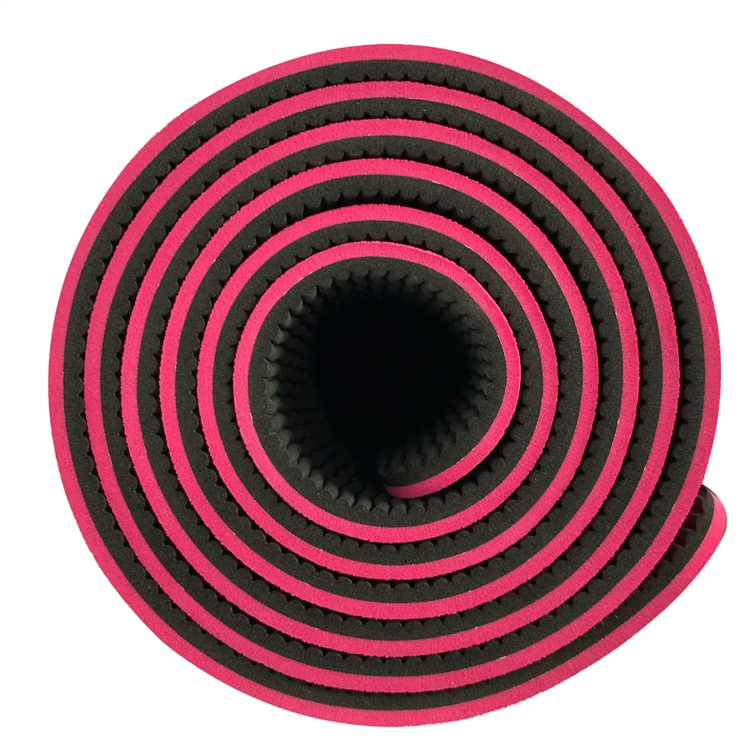 10mm Thick Natural Rubber TPE Yoga Mat