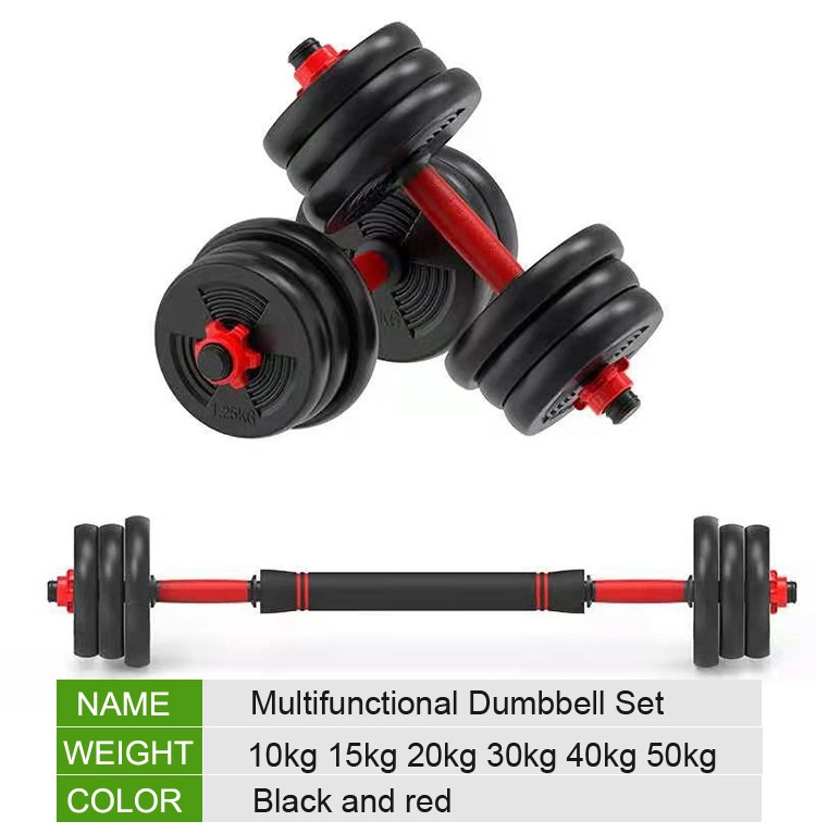 China Supplier Multi-Fuctional Free Weight Adjustable Dumbbell Barbell Kettlebell for Fitness