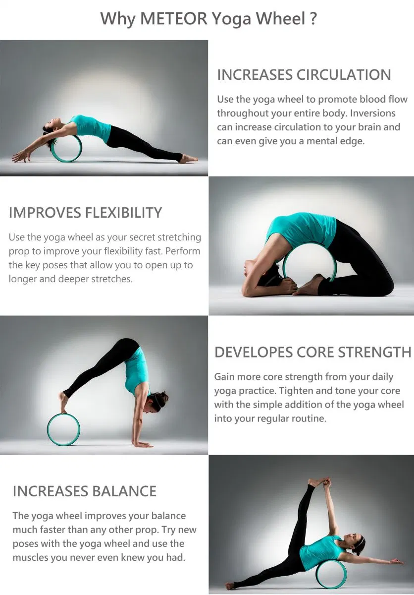 Fitness Massage Yoga Gym Back Wheel Cork
