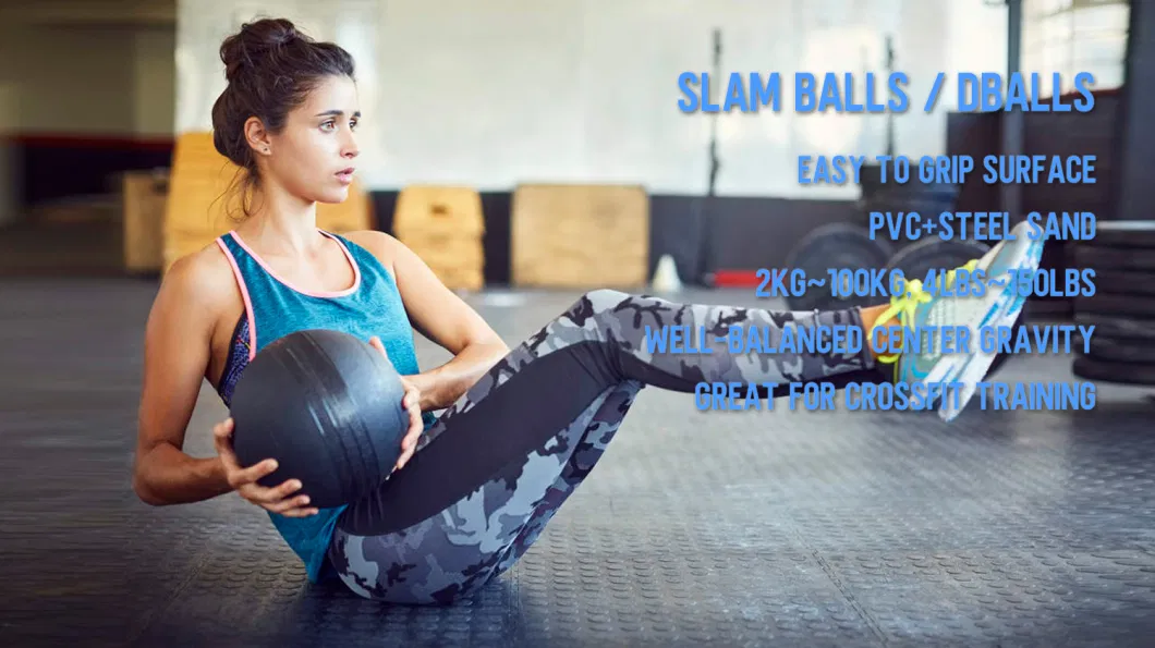 Ape Fitness No-Bounce Slam Ball Gym Training PVC Sand Filled Slam Ball