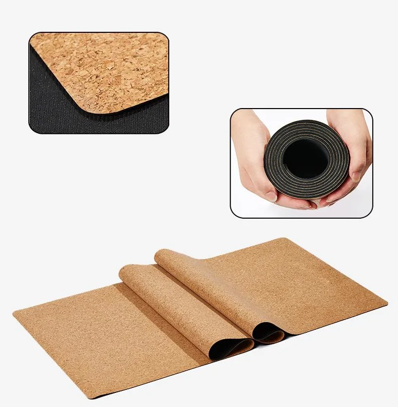 Non-Slip Waterproof Cork Eco-Friendly Yoga Mat for Gymnastics Fitness