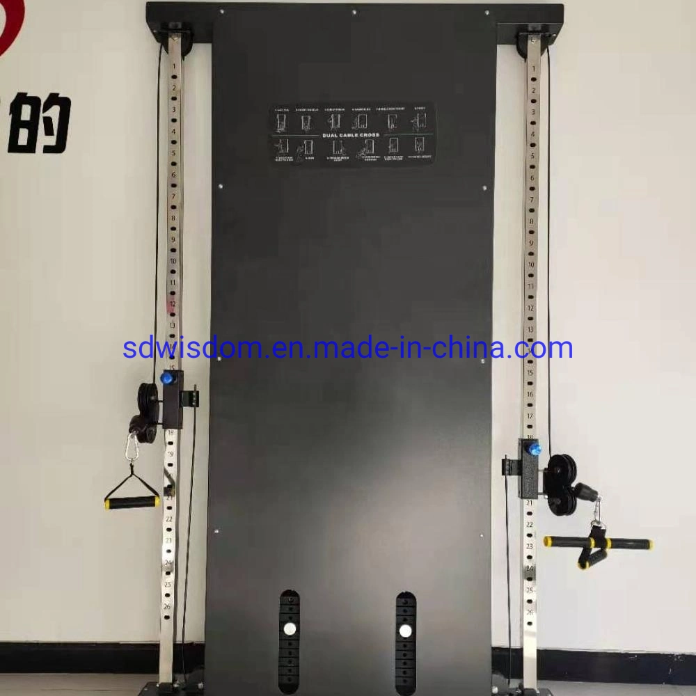 Home Professional Gym Equipment Strength Training Machine Wall Mounted Cable Crossover Strength Power Multi Functional Trainer