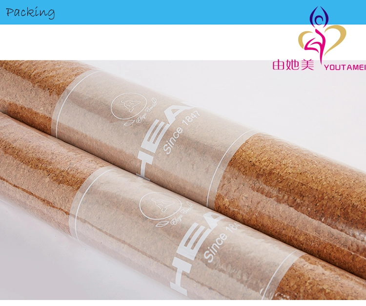 Cork Yoga Mat Natural Rubber Non-Slip Eco-Friendly Extra Large/Wide for Hot Yoga Pilates and Exercise Mat