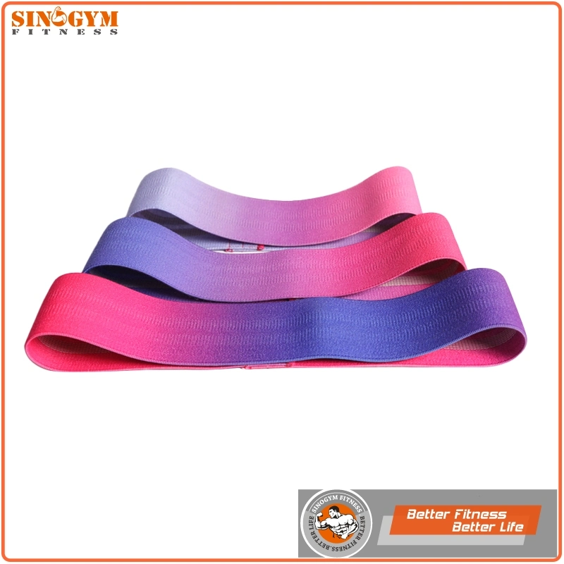 Gradient Fabric Latex Hip Resistance Loop Exercise Bands