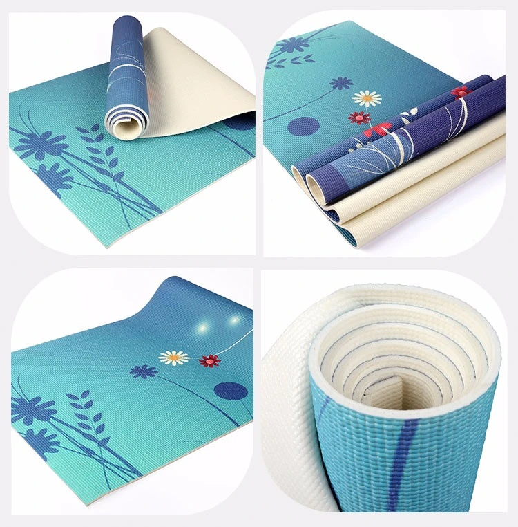 Printed Single Layer PVC Yoga Mats