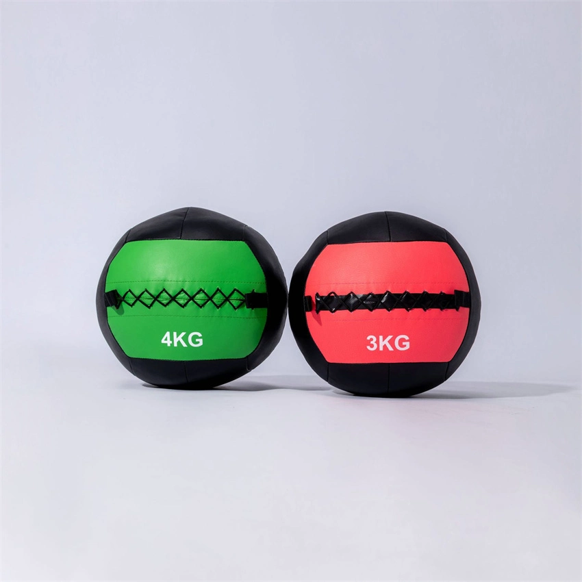 Commercial Kg PVC Solid Wall Gym Home Training Exercise Equipment Fitness Ball Fabric Strength Training Soft Medicine Ball Wall Ball